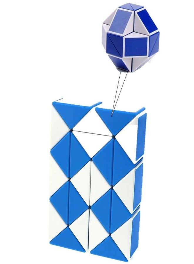 شريجي لعبة SHREEJIIH Magic Snake المكونة من 36 مكعبًا، لعبة ألغاز هندسية، مسطرة، مكعبات، أسافين، لعبة ألغاز ملتوية (متعددة الألوان) - Image 2